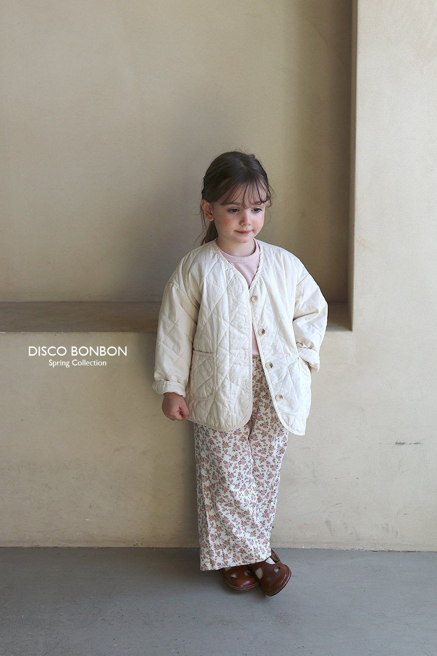 ［DISCO BONBON］flower wide pants