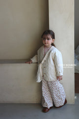 ［DISCO BONBON］flower wide pants