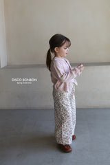 ［DISCO BONBON］flower wide pants