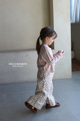 ［DISCO BONBON］flower wide pants