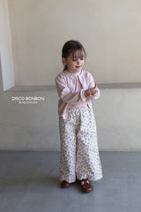 ［DISCO BONBON］flower wide pants