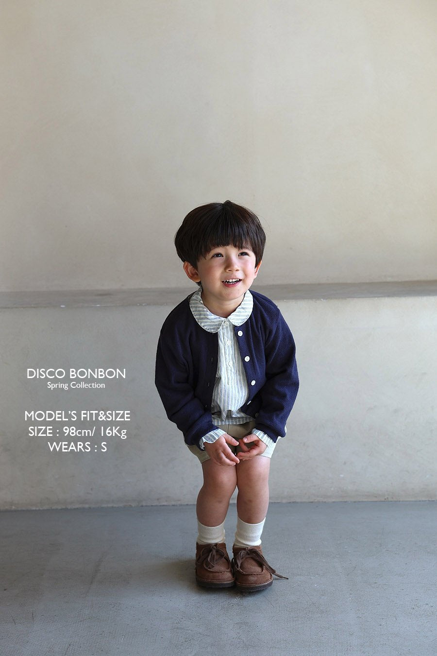 ［DISCO BONBON］Eyelet cardigan