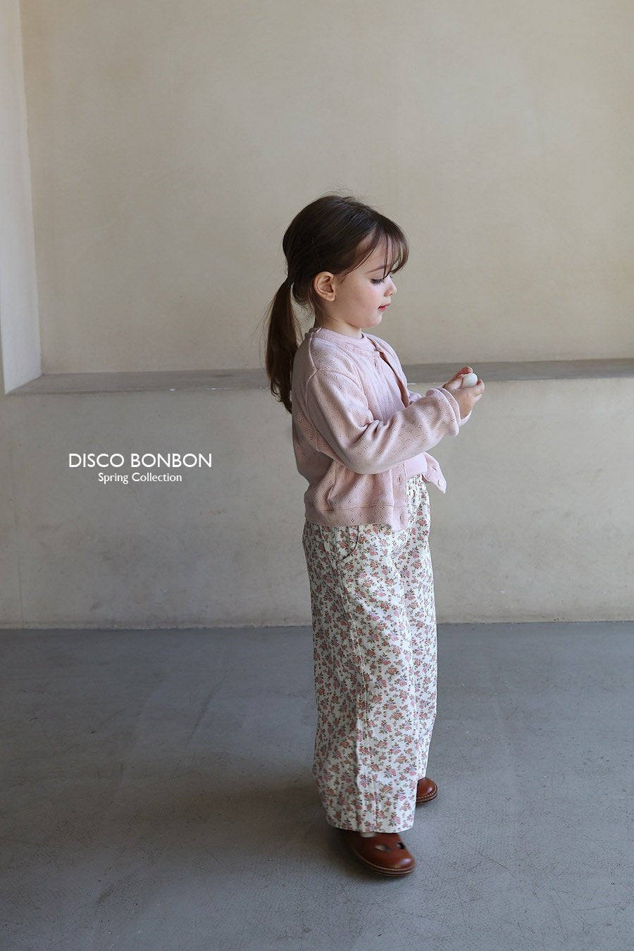 ［DISCO BONBON］Eyelet cardigan