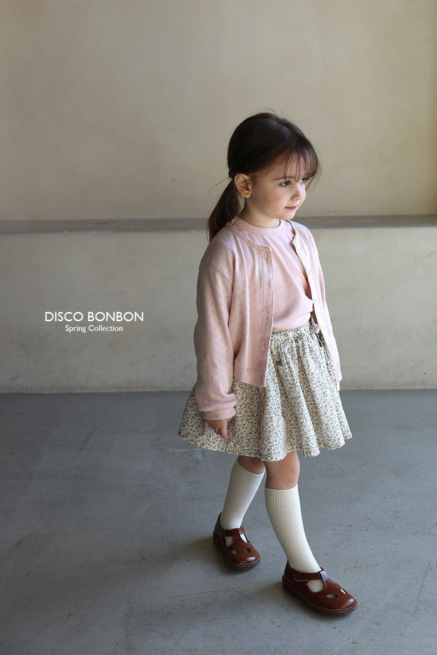 ［DISCO BONBON］Eyelet cardigan