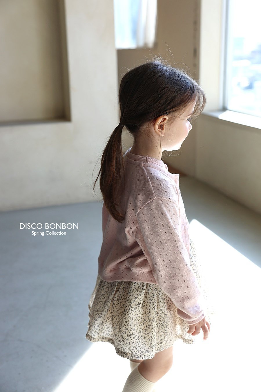 ［DISCO BONBON］Eyelet cardigan