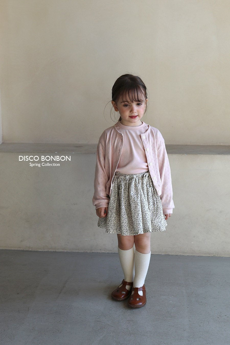［DISCO BONBON］Eyelet cardigan