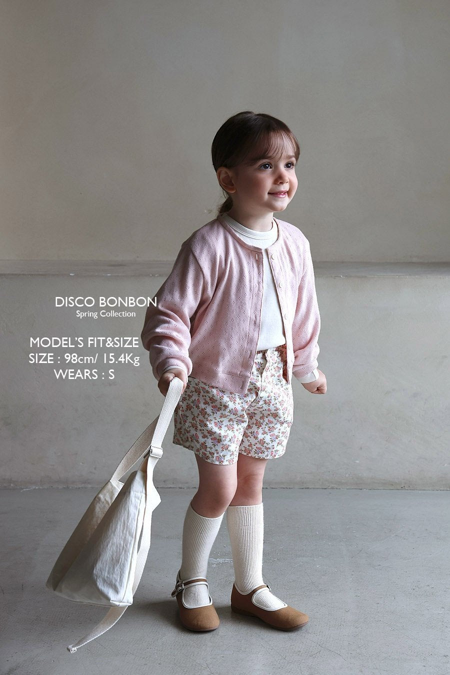 ［DISCO BONBON］Eyelet cardigan