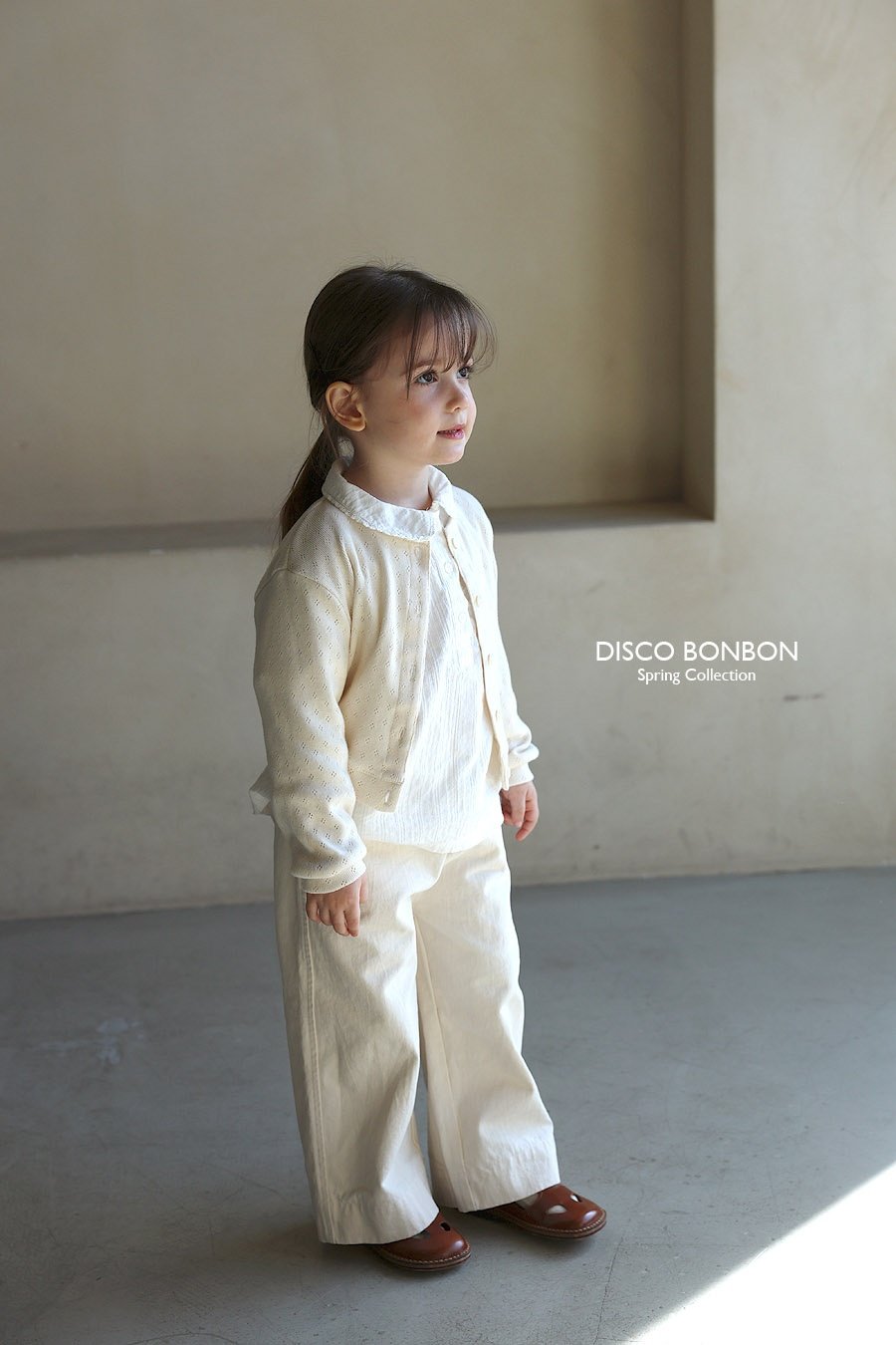 ［DISCO BONBON］Eyelet cardigan