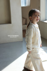 ［DISCO BONBON］Eyelet cardigan