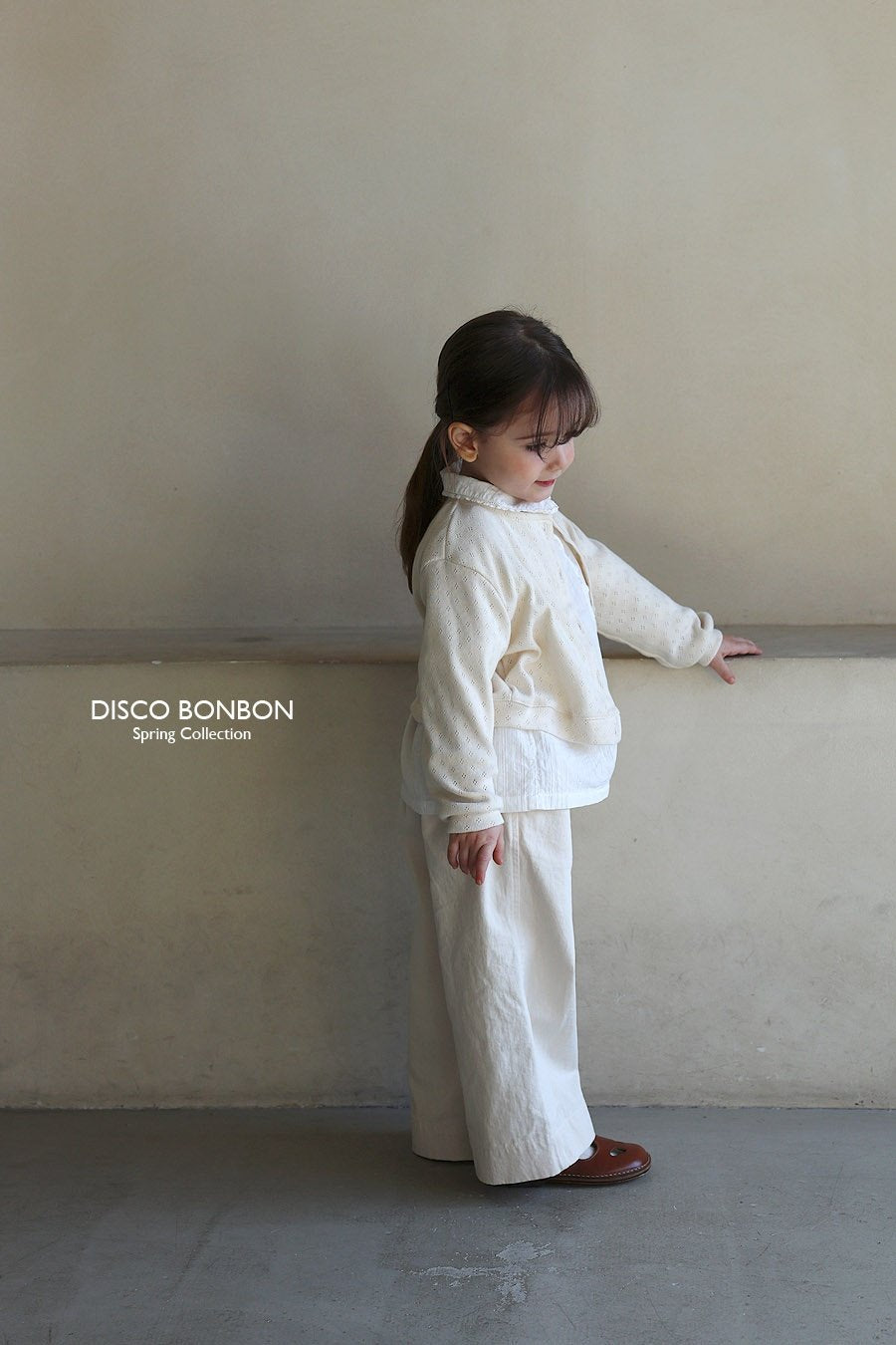 ［DISCO BONBON］Eyelet cardigan