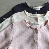［DISCO BONBON］Eyelet cardigan