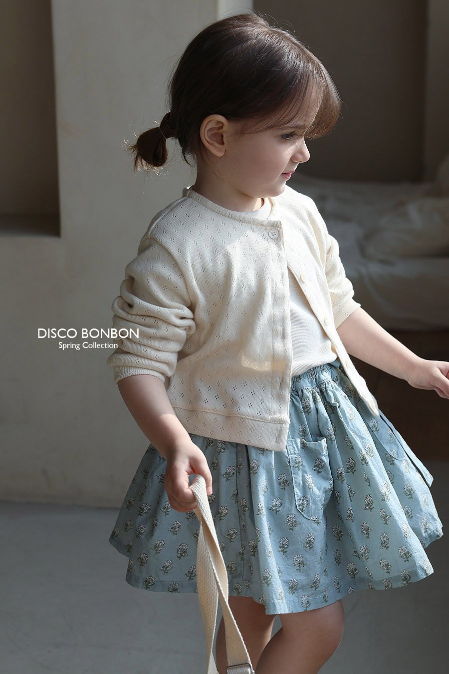 ［DISCO BONBON］Eyelet cardigan