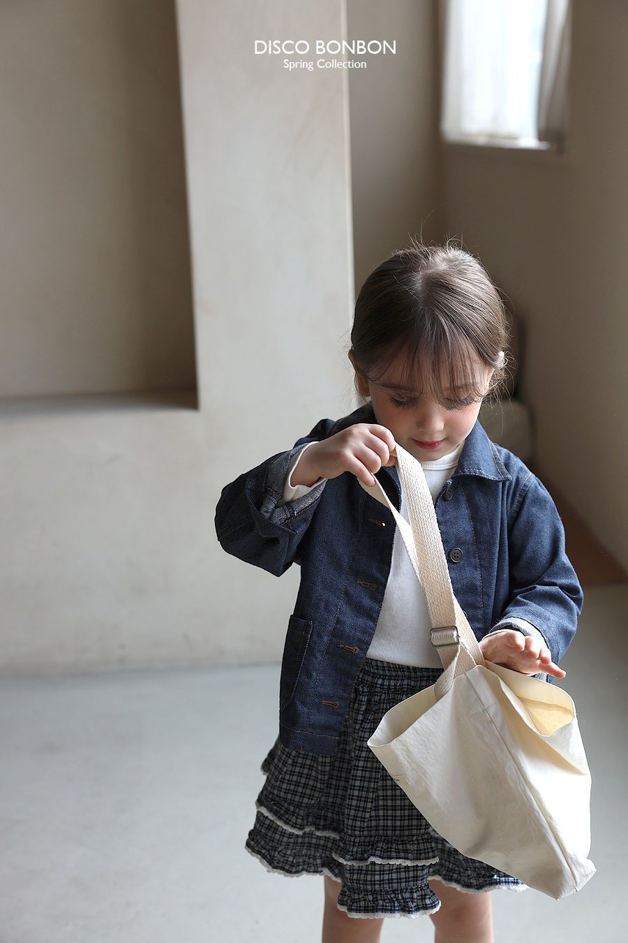 ［DISCO BONBON］Orly check skirt