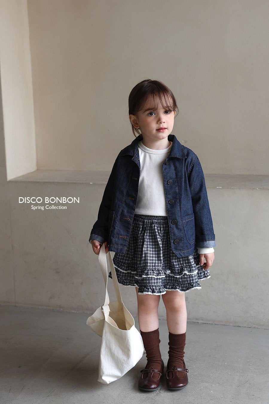 ［DISCO BONBON］Orly check skirt