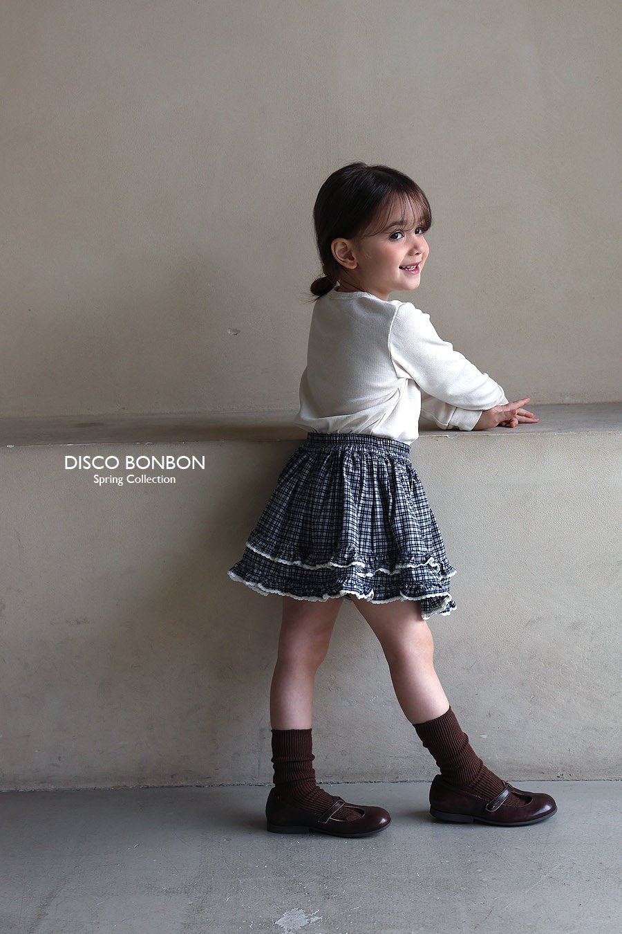 ［DISCO BONBON］Orly check skirt