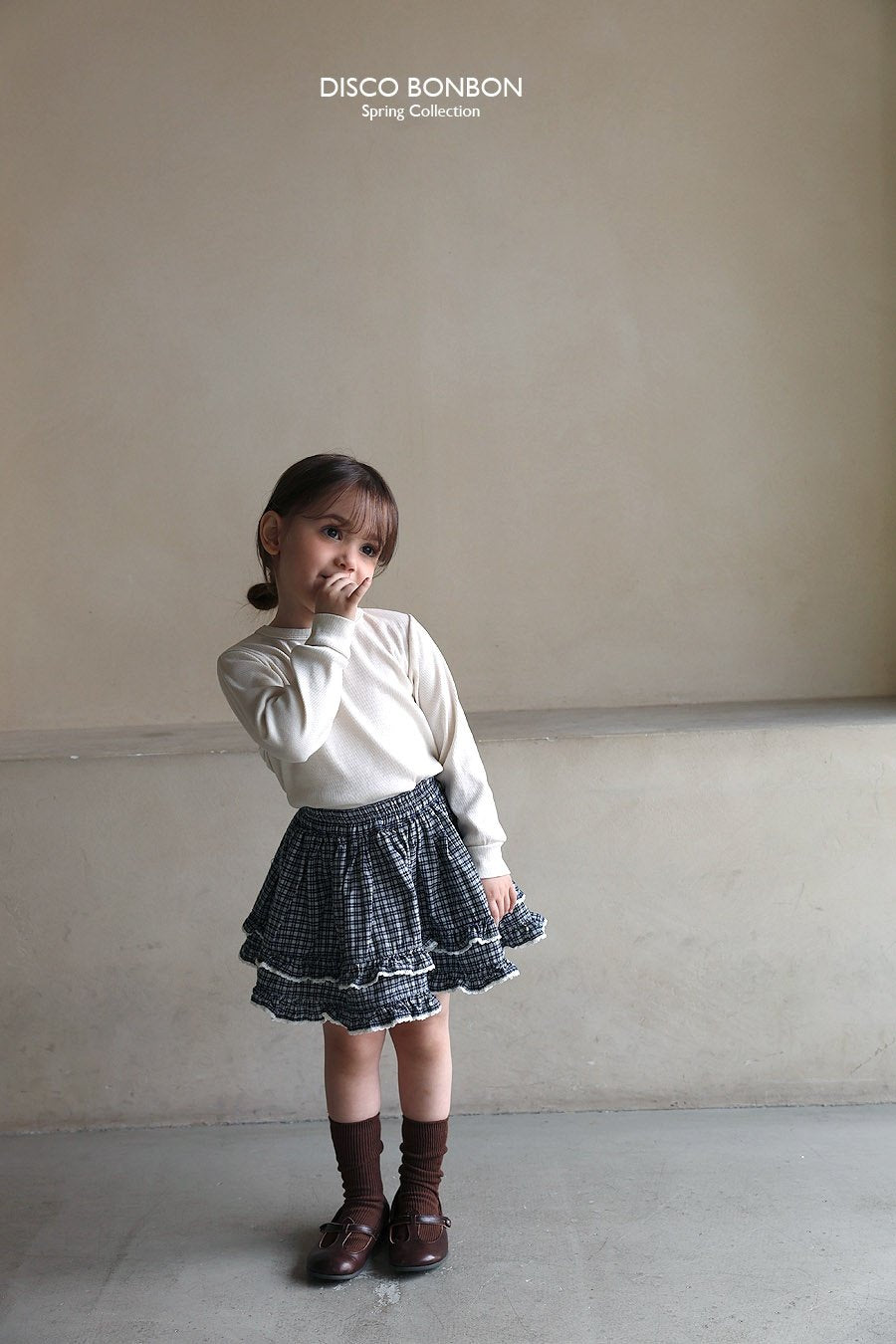 ［DISCO BONBON］Orly check skirt