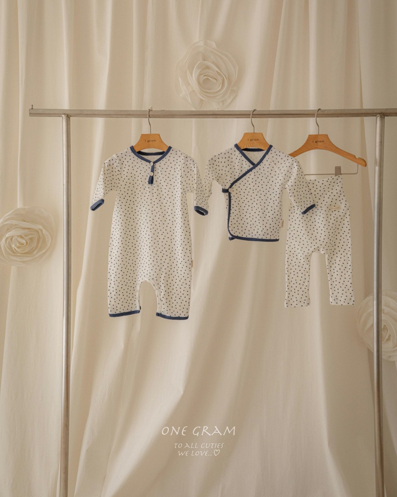 ［1GRAM］Molly newborn set (tops & leggings)