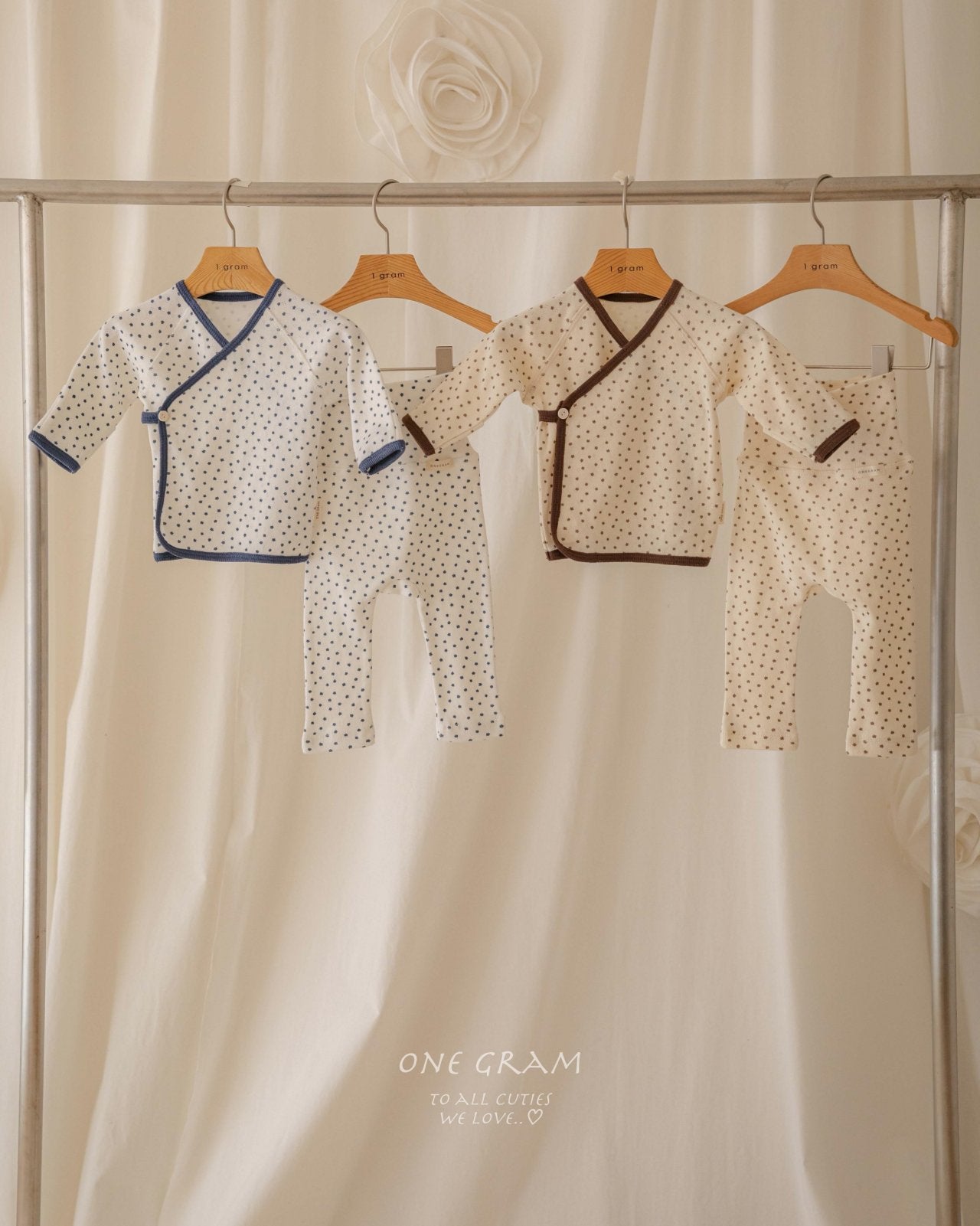 ［1GRAM］Molly newborn set (tops & leggings)