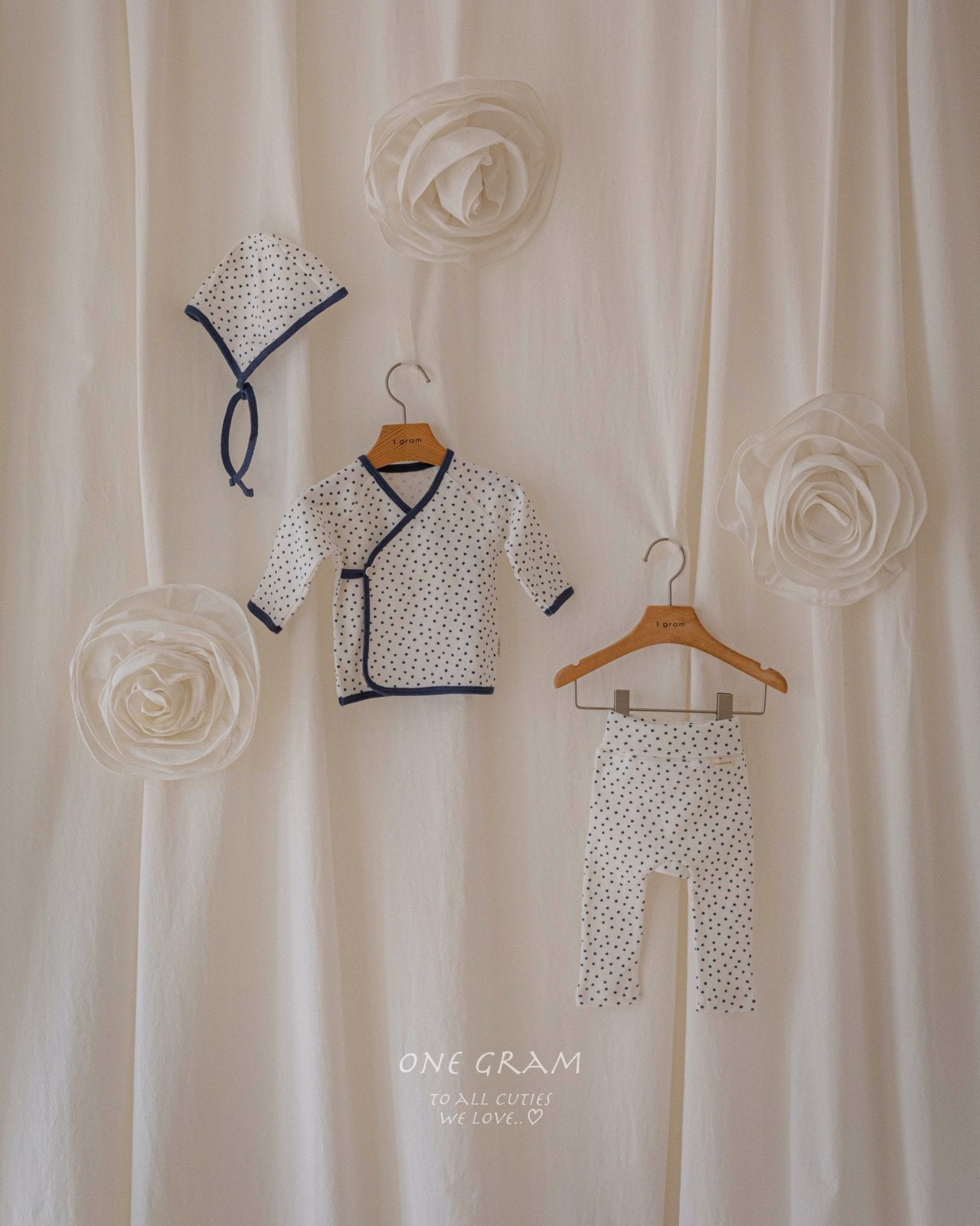 ［1GRAM］Molly newborn set (tops & leggings)