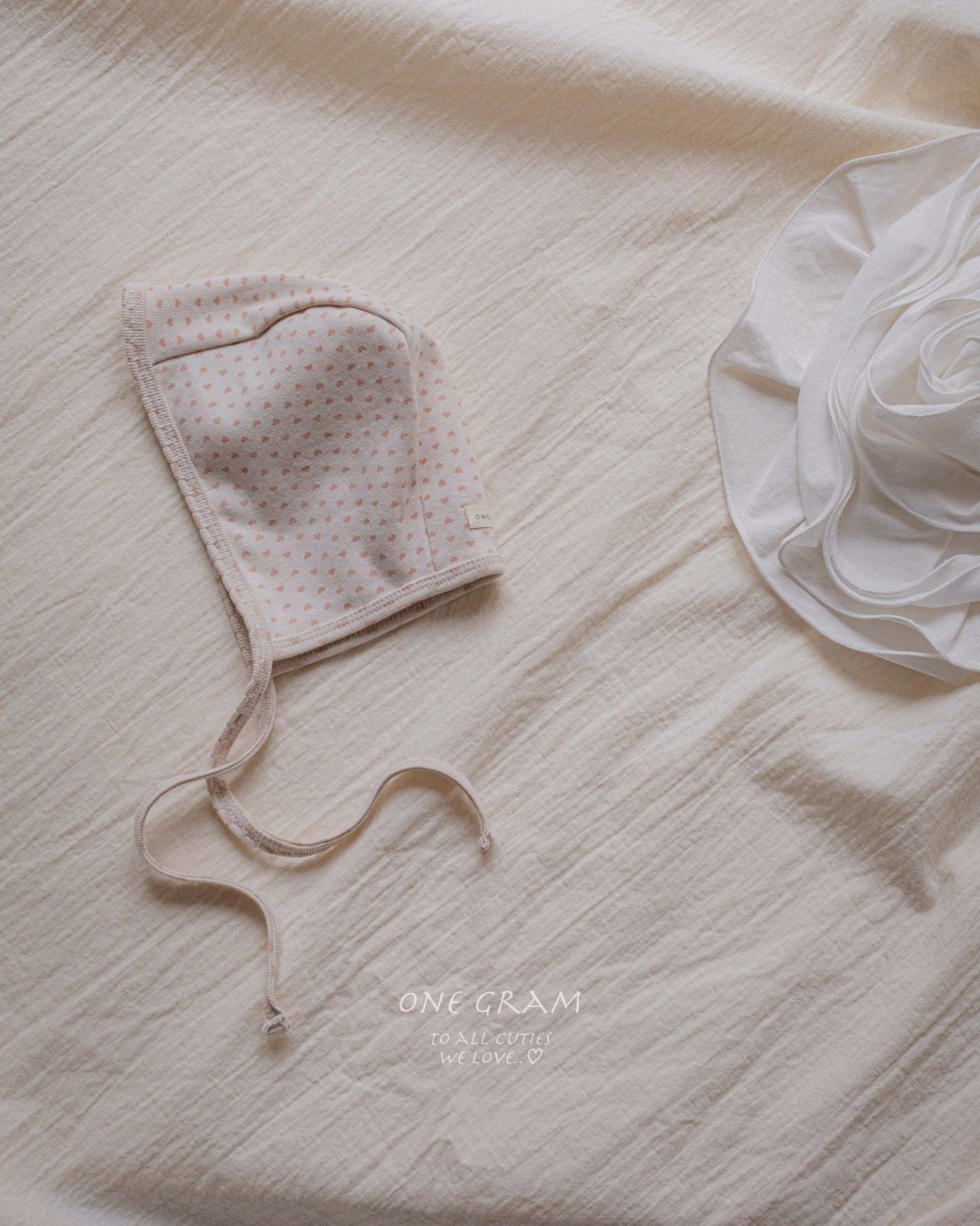 ［1GRAM］Sophia heart bonnet