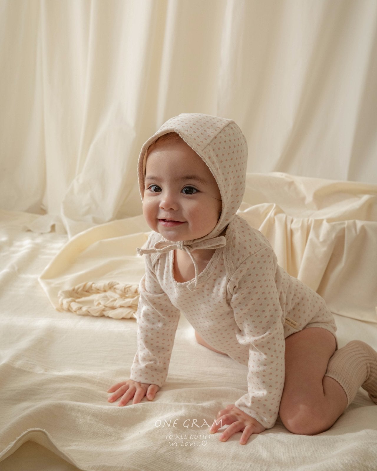 ［1GRAM］Sophia heart bonnet