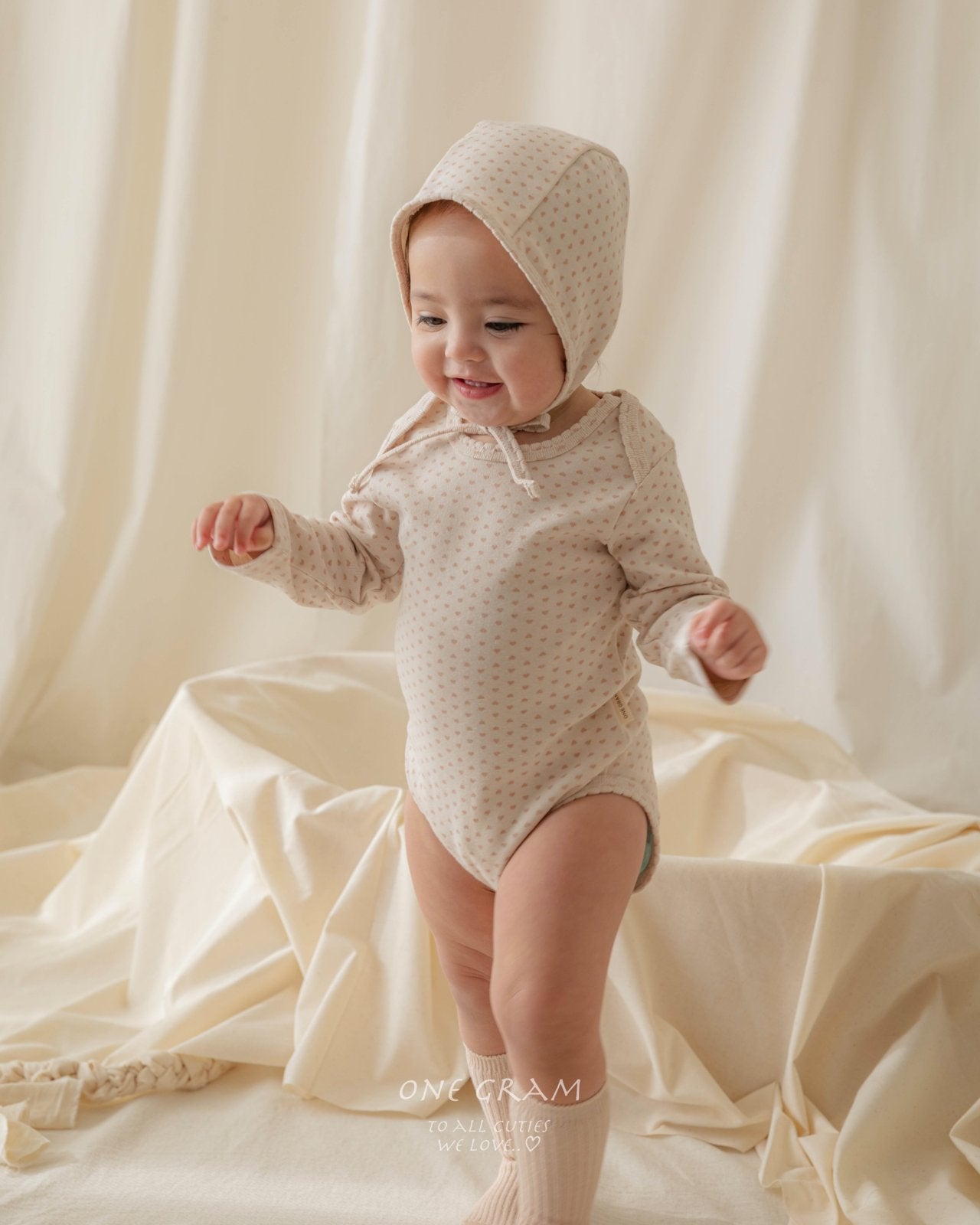 ［1GRAM］Sophia heart bonnet