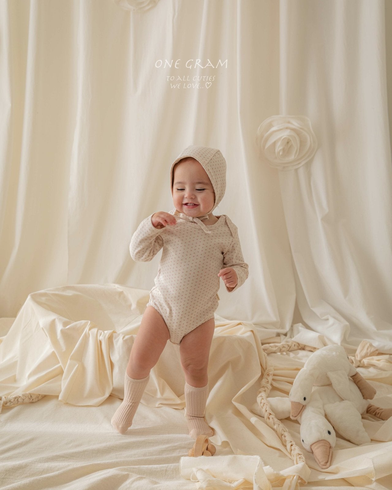 ［1GRAM］Sophia heart bonnet