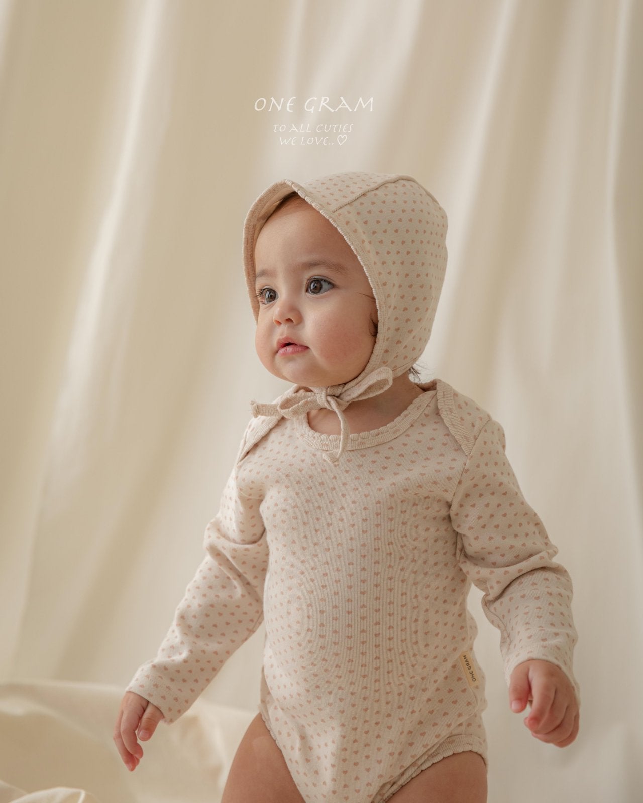 ［1GRAM］Sophia heart bonnet