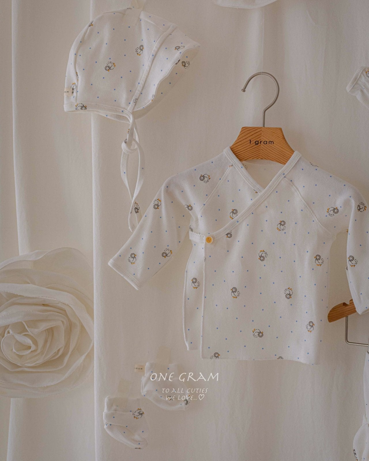 ［1GRAM］Bonbon newborn 5 piece set