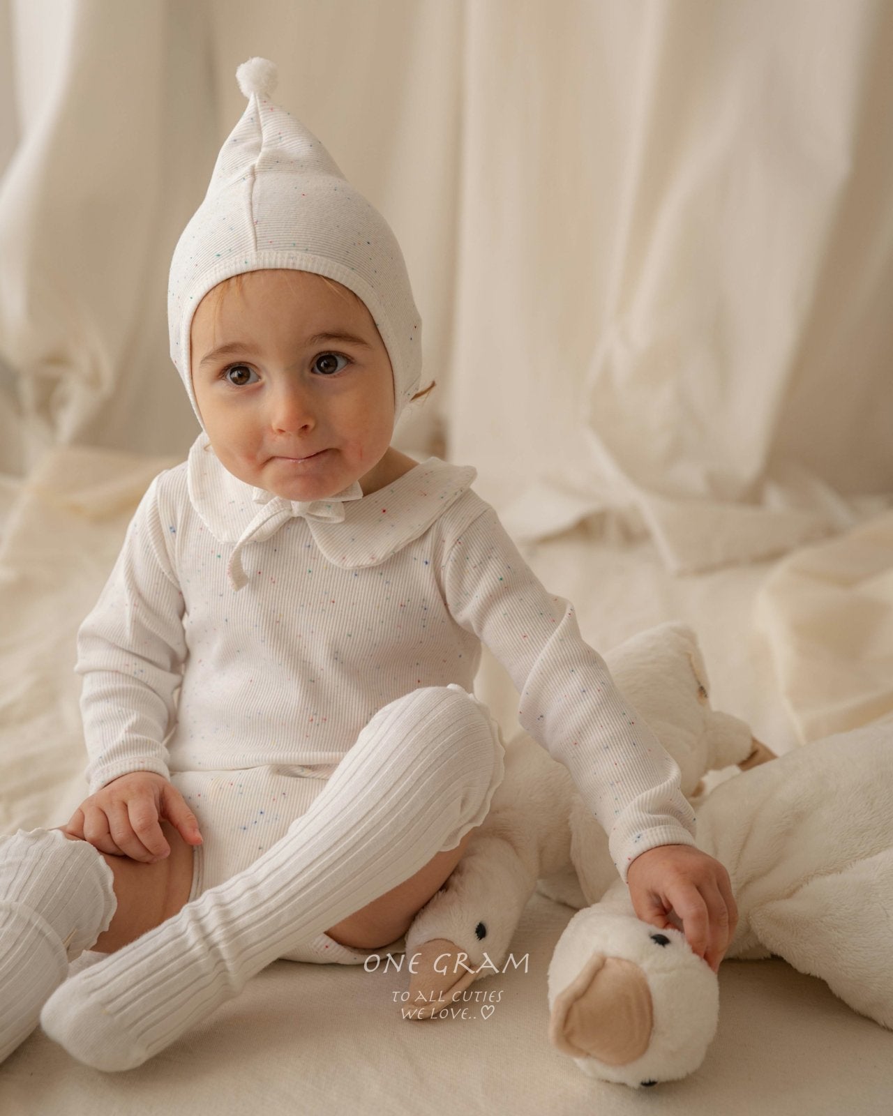 ［1GRAM］Haru rompers (collar)