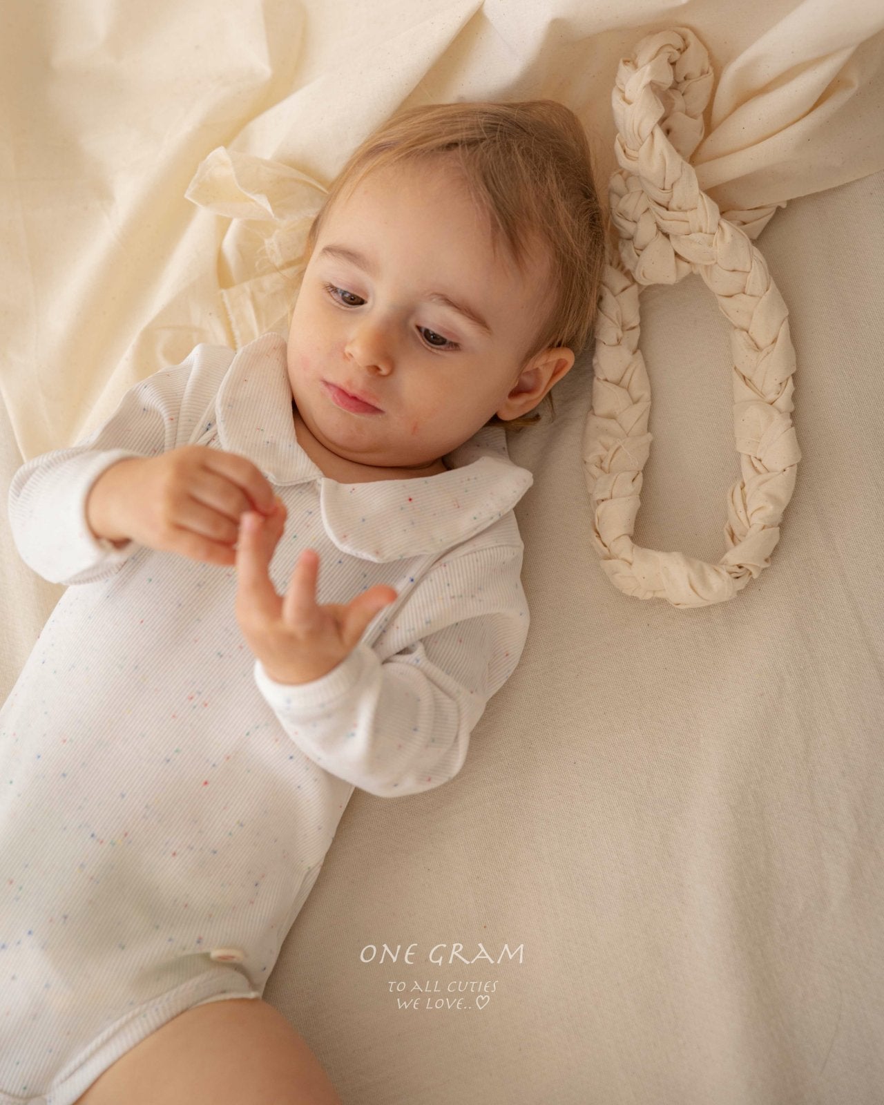 ［1GRAM］Haru rompers (collar)