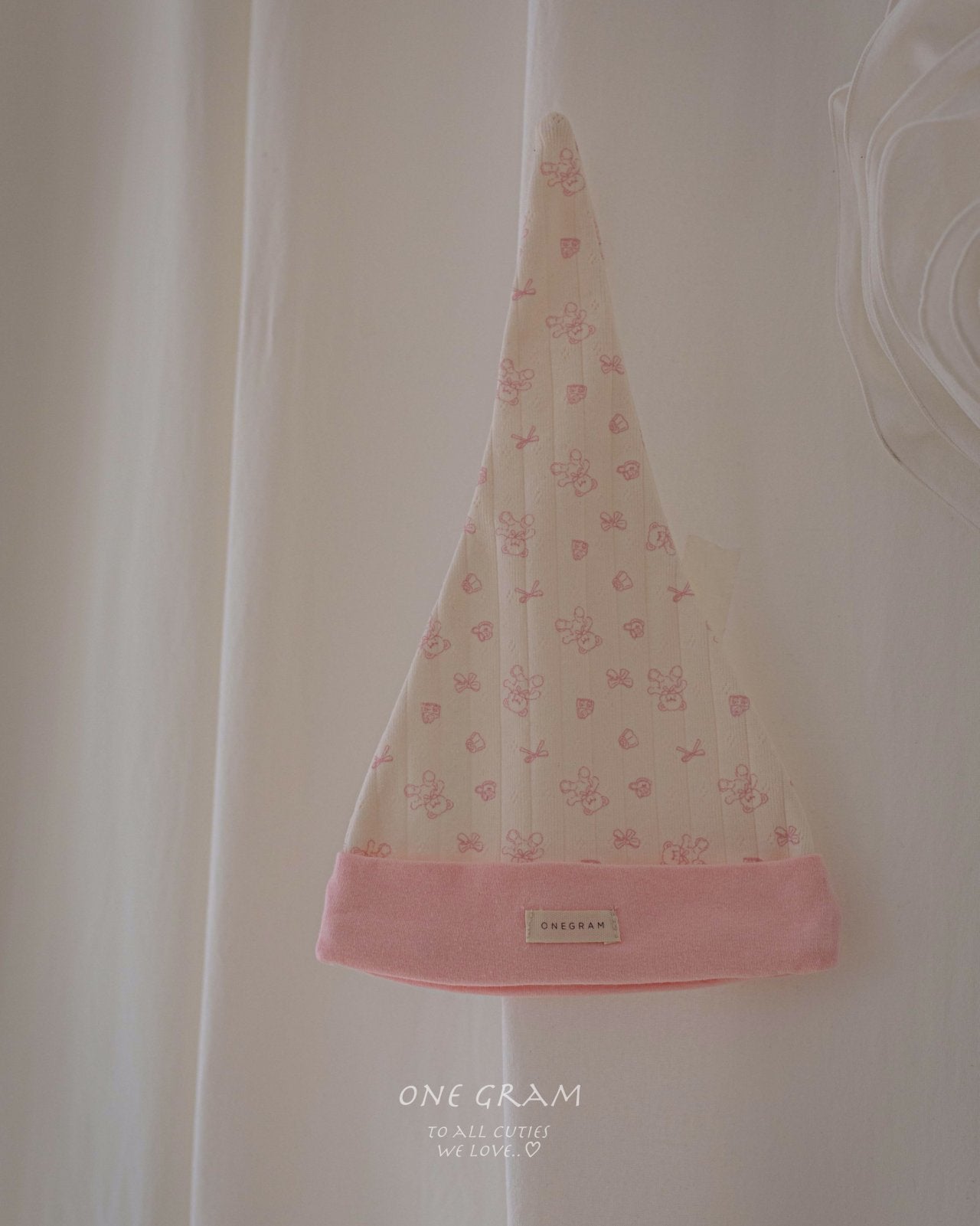 ［1GRAM］Bear knot beanie