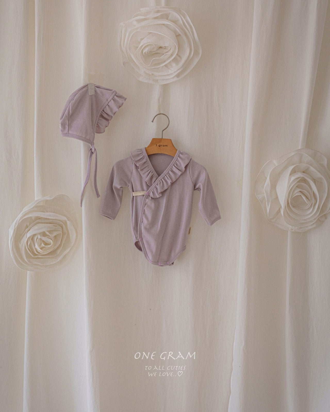 ［1GRAM］Mei newborn rompers