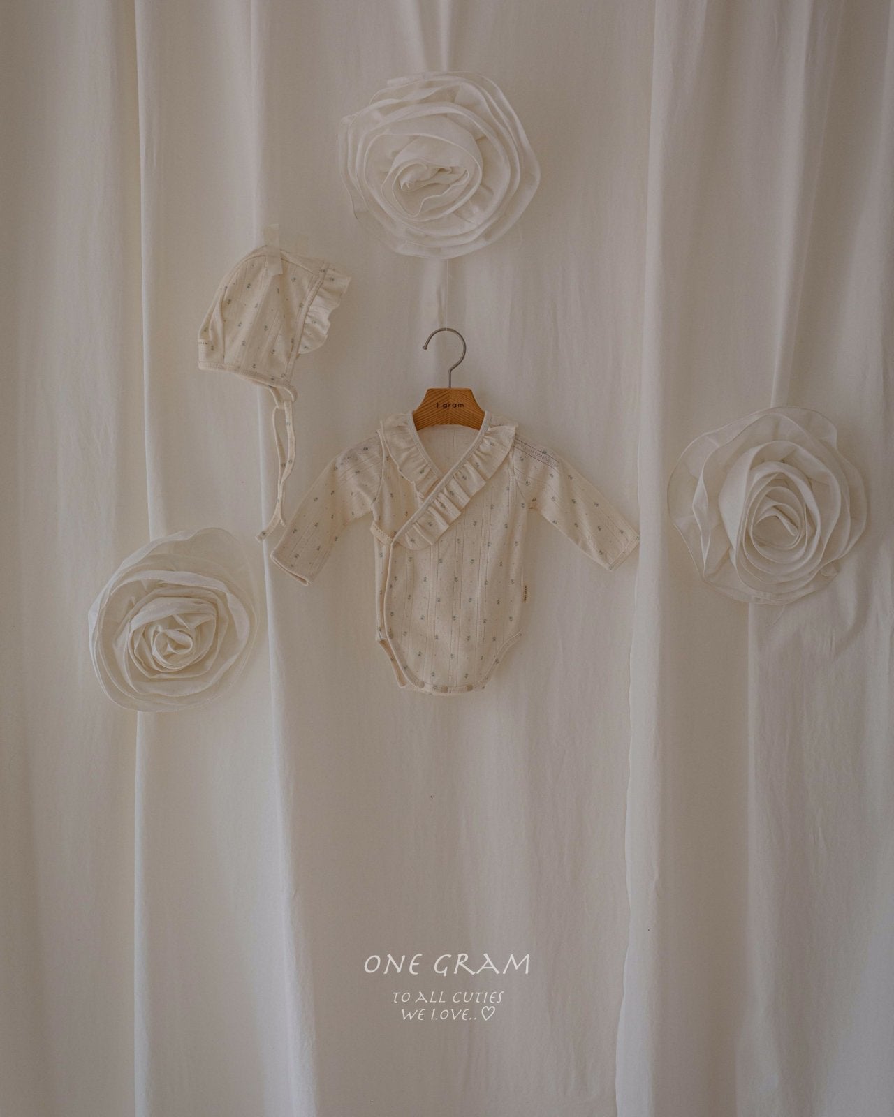 ［1GRAM］Mei newborn rompers