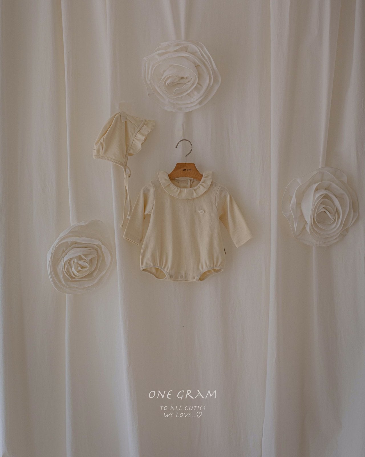 ［1GRAM］Mei frill rompers