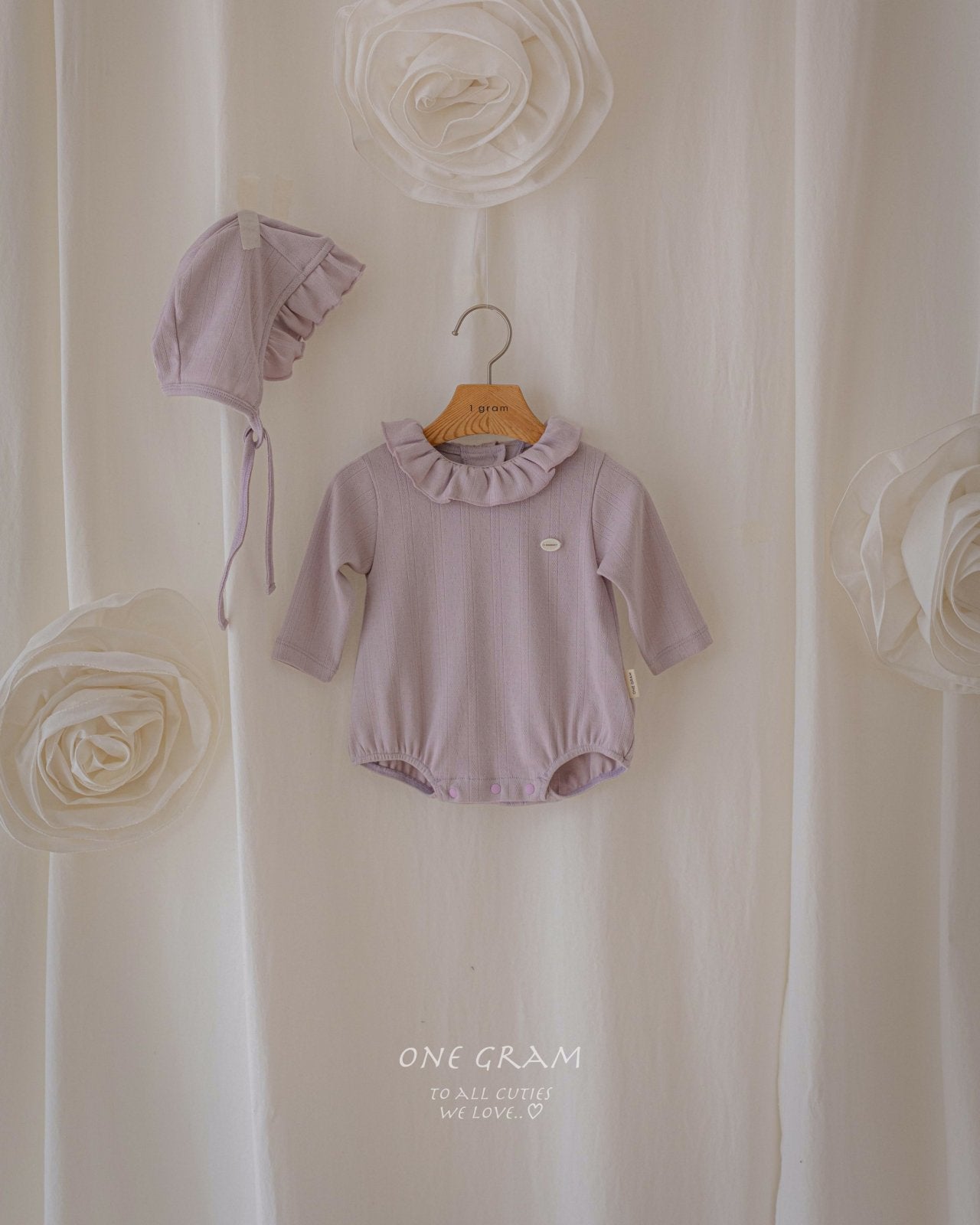 ［1GRAM］Mei frill rompers