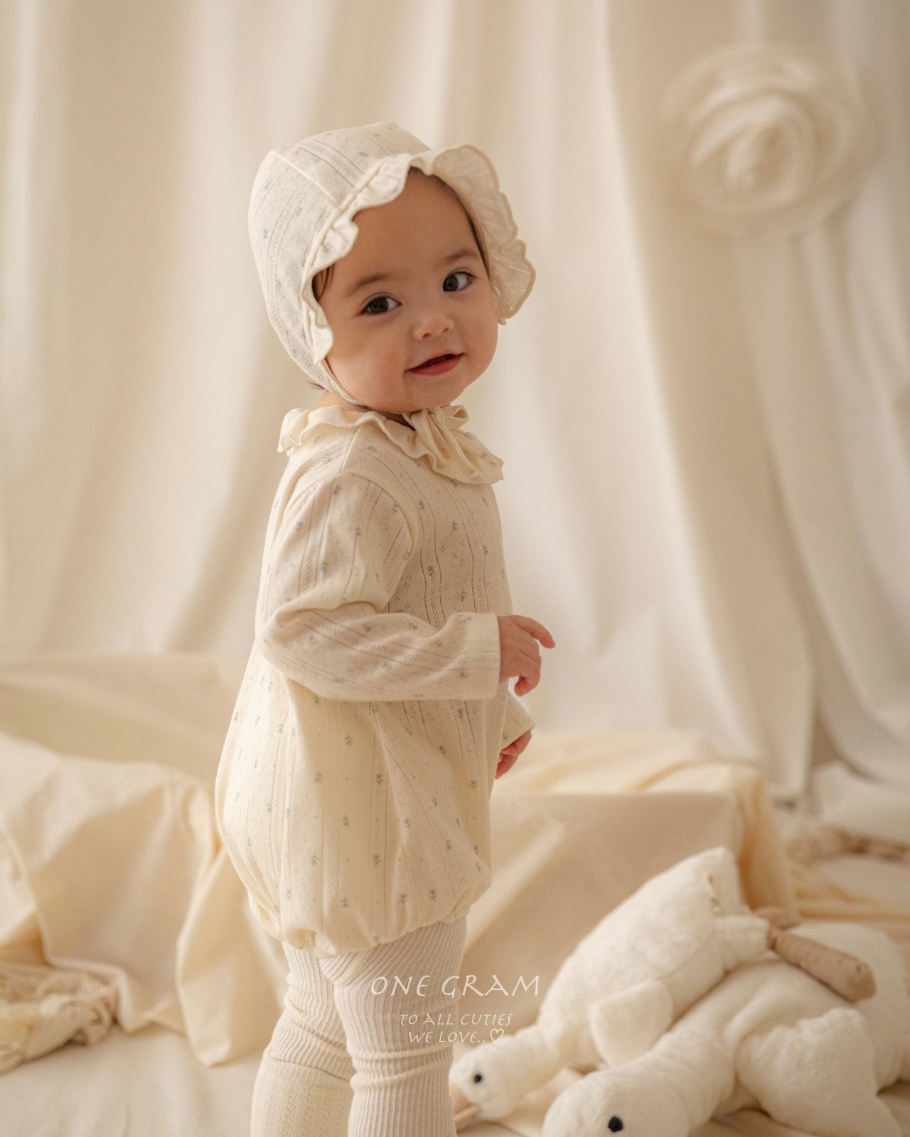 ［1GRAM］Mei frill rompers