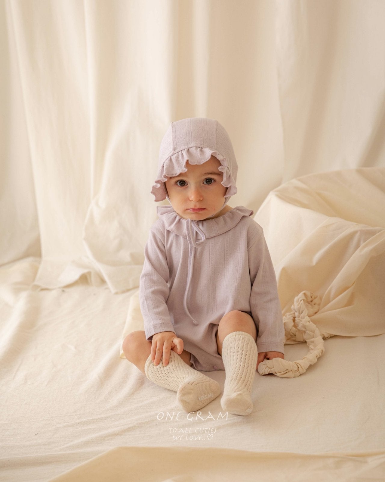 ［1GRAM］Mei frill rompers