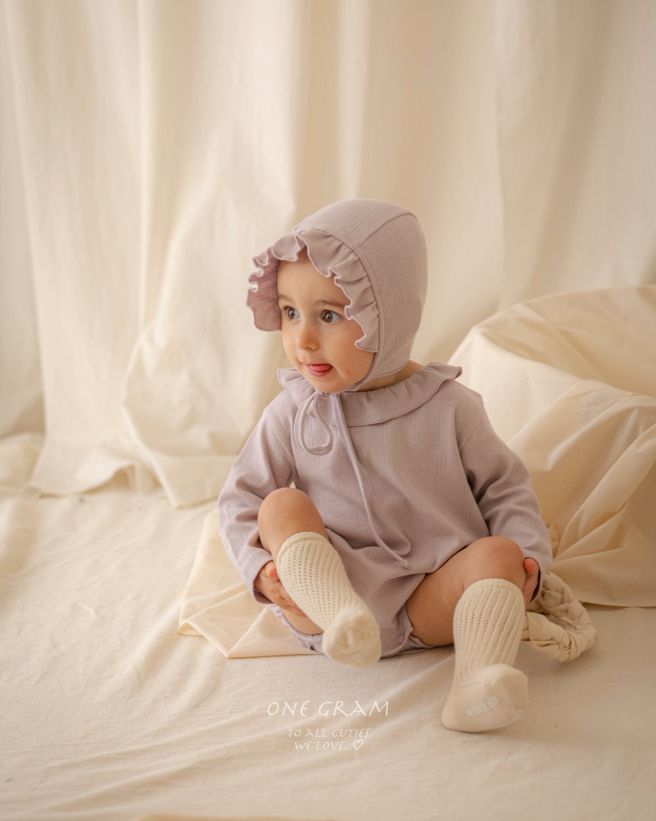 ［1GRAM］Mei frill rompers