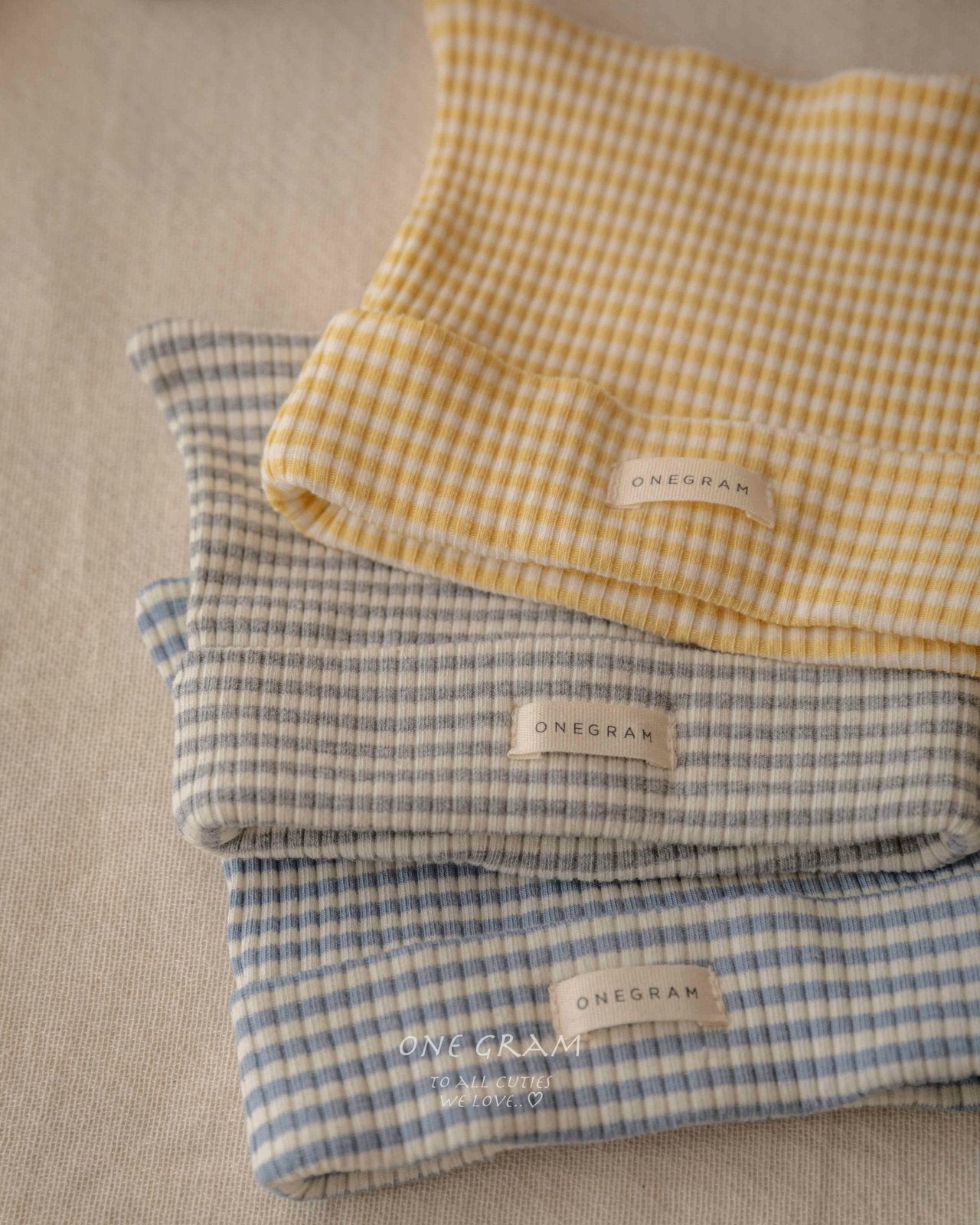 ［1GRAM］Pure stripe bonnet