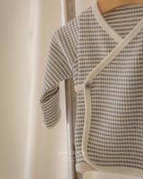 ［1GRAM］Pure stripe newboen set (tops & leggings)