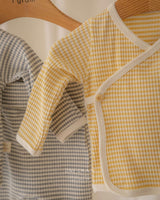 ［1GRAM］Pure stripe newboen set (tops & leggings)