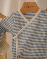 ［1GRAM］Pure stripe newboen set (tops & leggings)