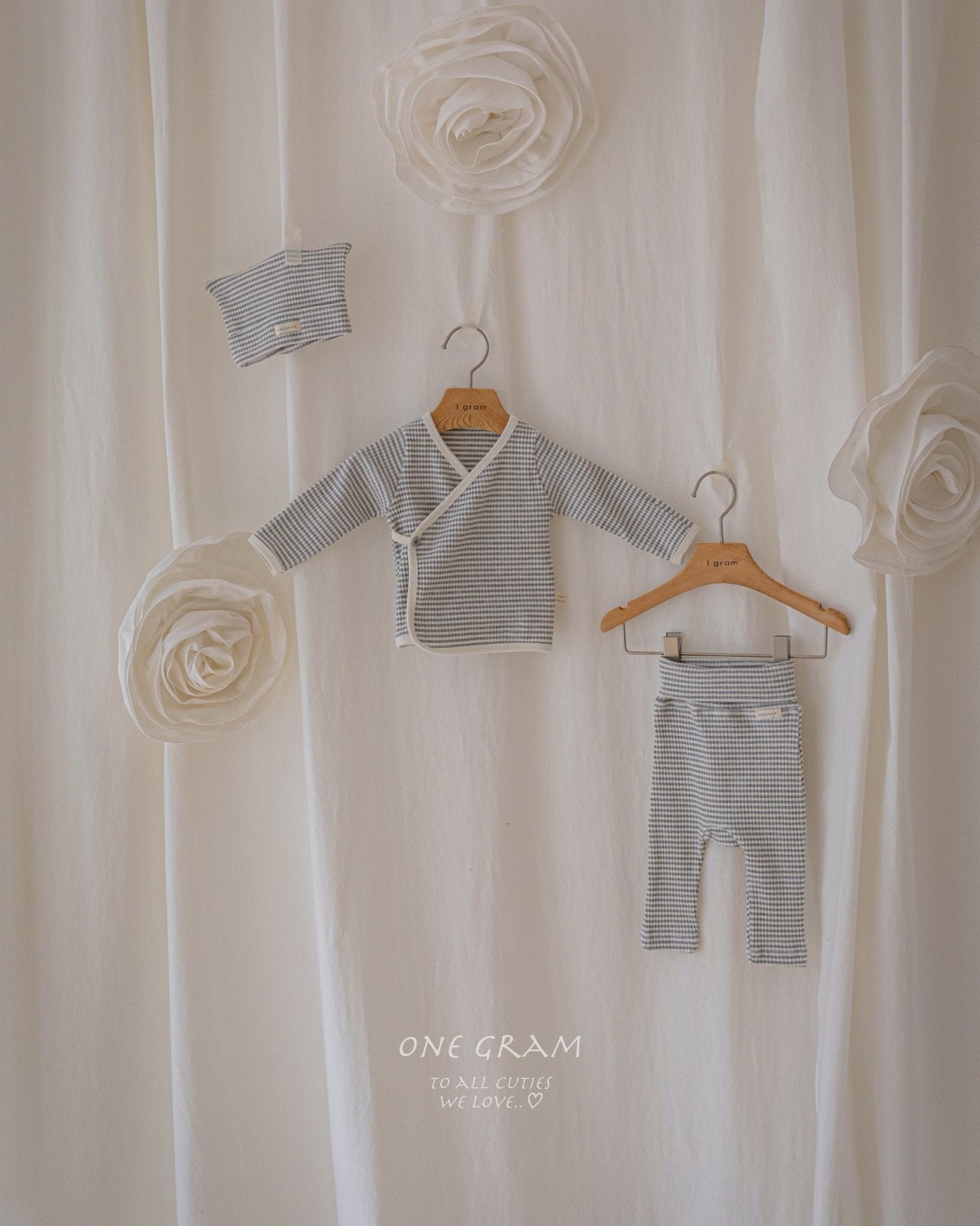 ［1GRAM］Pure stripe bonnet