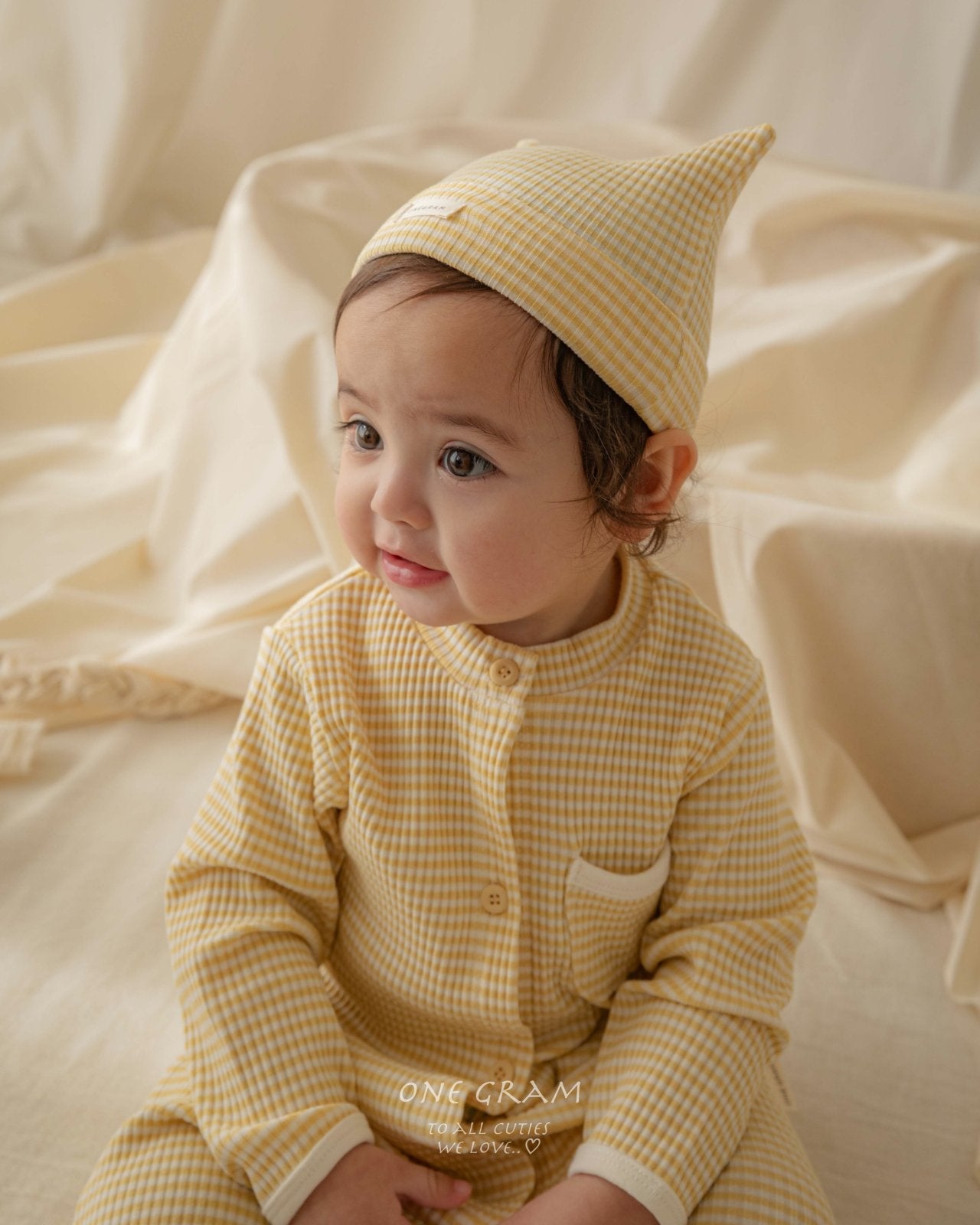 ［1GRAM］Pure stripe bonnet