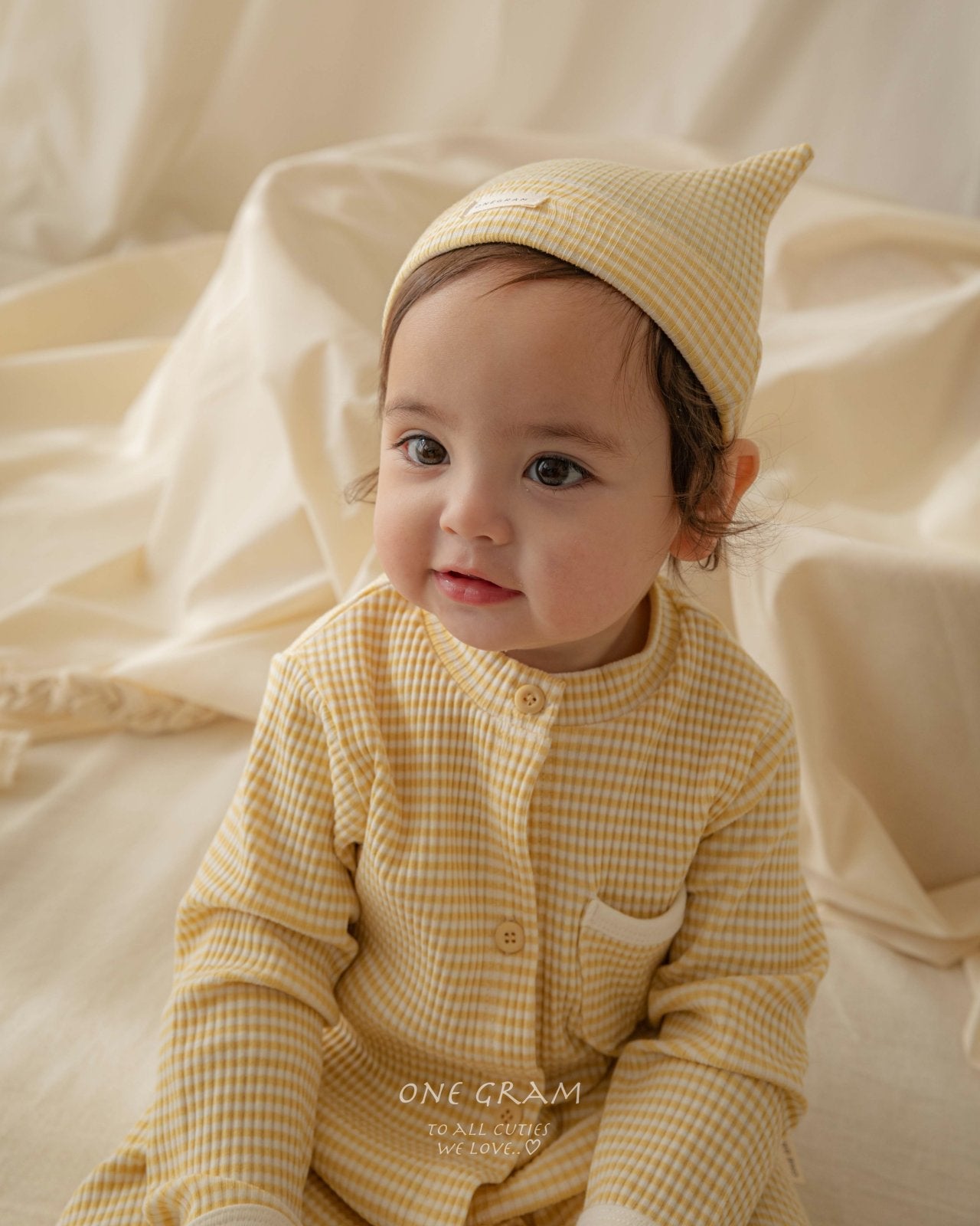 ［1GRAM］Pure stripe bonnet