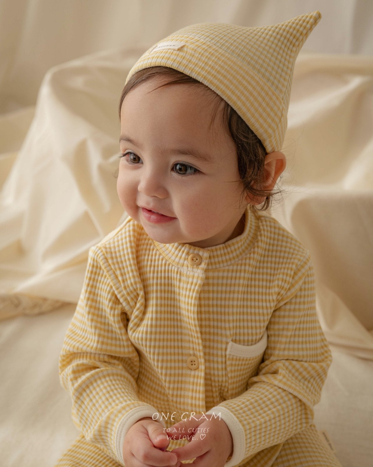 ［1GRAM］Pure stripe bonnet