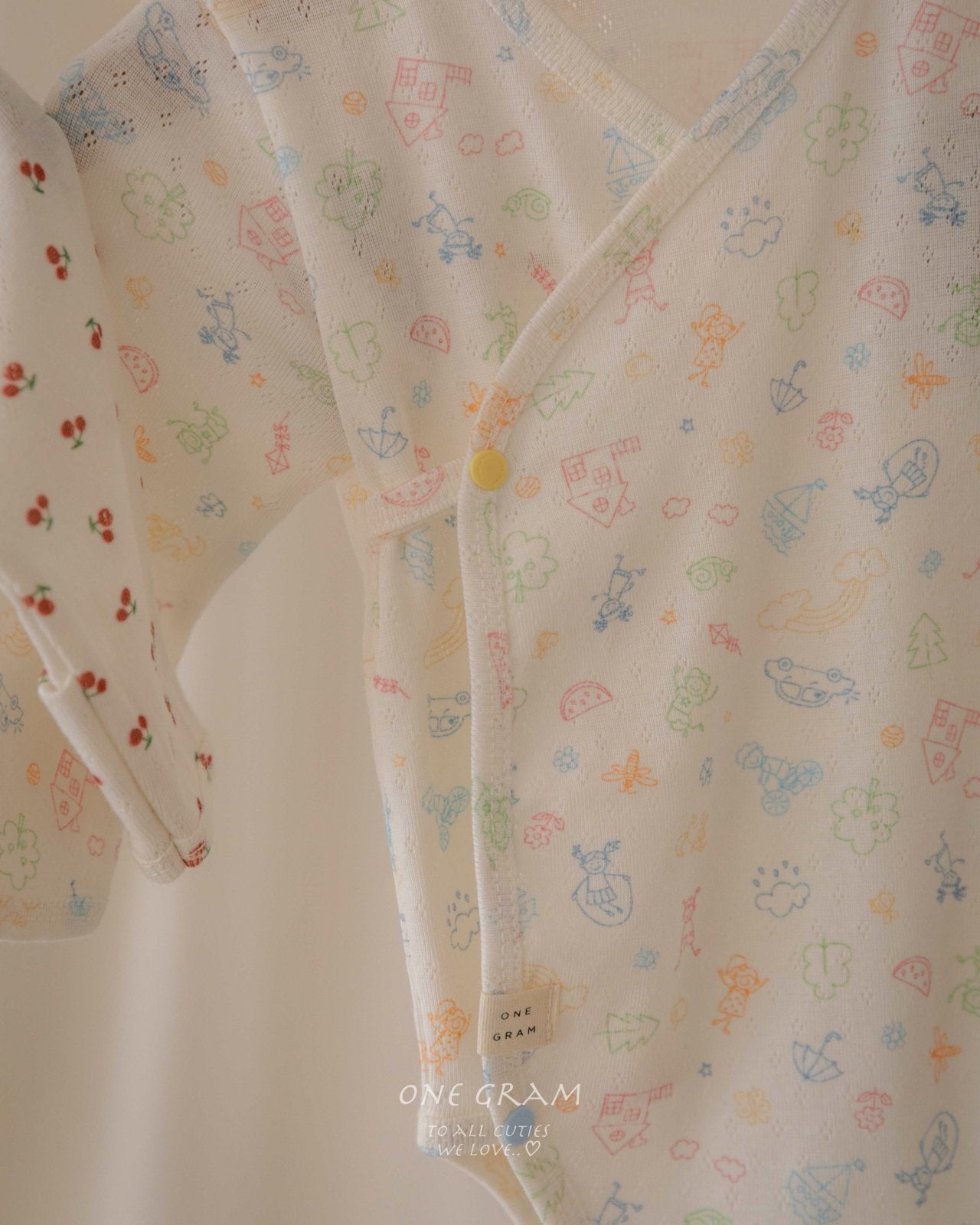 ［1GRAM］Tiny benet rompers