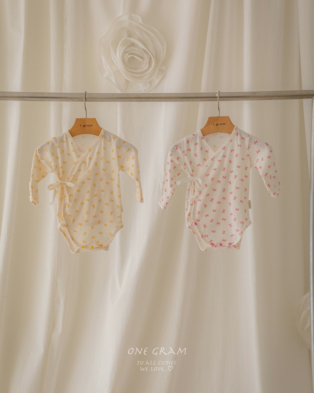 ［1GRAM］Tiny benet rompers