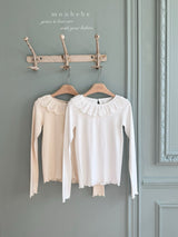 ［monbebe］Iris lace collar tee (adult)